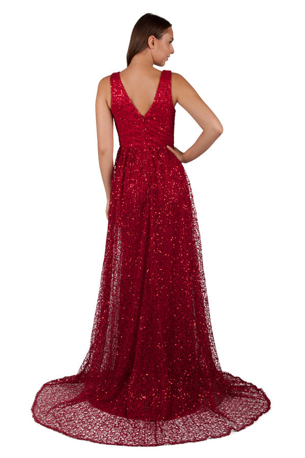 Miss Anne 218225 Maddison sequined Formal dress Ball gown $289