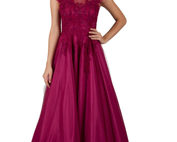 Miss Anne 219335 Hailey Fuschia Evening Gown Formal Dress $375