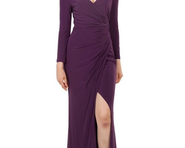 221559 long sleeved formal gown $290