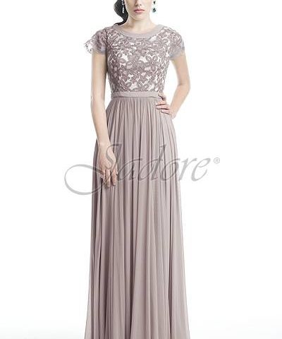 Jadore J5071 Long gown / Formal dresses with lace bodice colour Vintage Size 10 WAS $280 NOW 150
