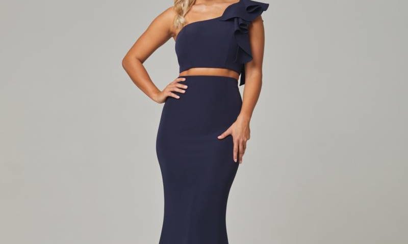 Tania Olsen PO602 Two piece Evening, Formal Dress $389 Plum – LAST ONE!!