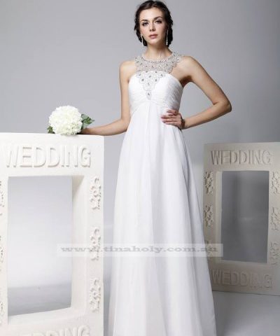 Tinaholy Couture TH12202 Wedding dress / Bridal gown /  Debutante dresses with bejewelled neckline Sizes 10, 14 $379