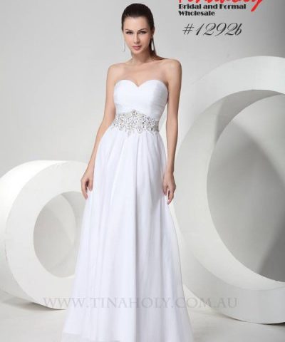 Tinaholy Couture TH1292b strapless long Bridal gown / Wedding dress / Debutante dresses Size 8, 12 $330