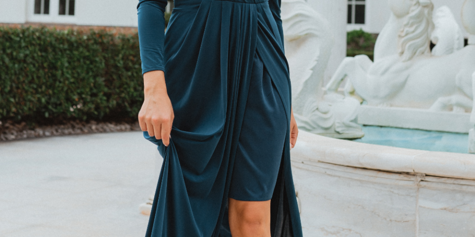 Tania Olsen TO870 Nancy Formal dress – Long Sleeves $335