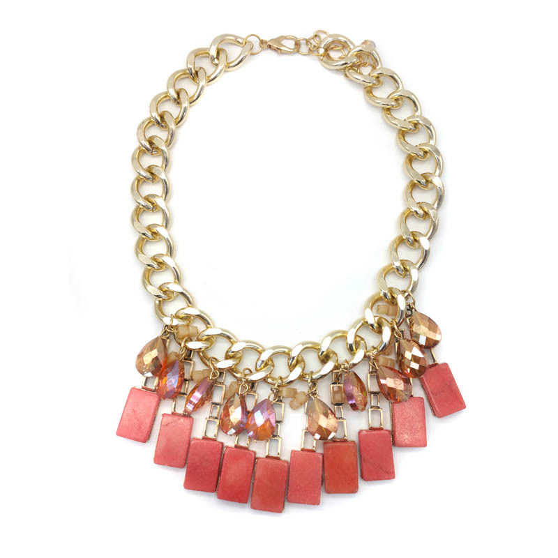 Chrysalini DN0102 gold plated chain necklace $39